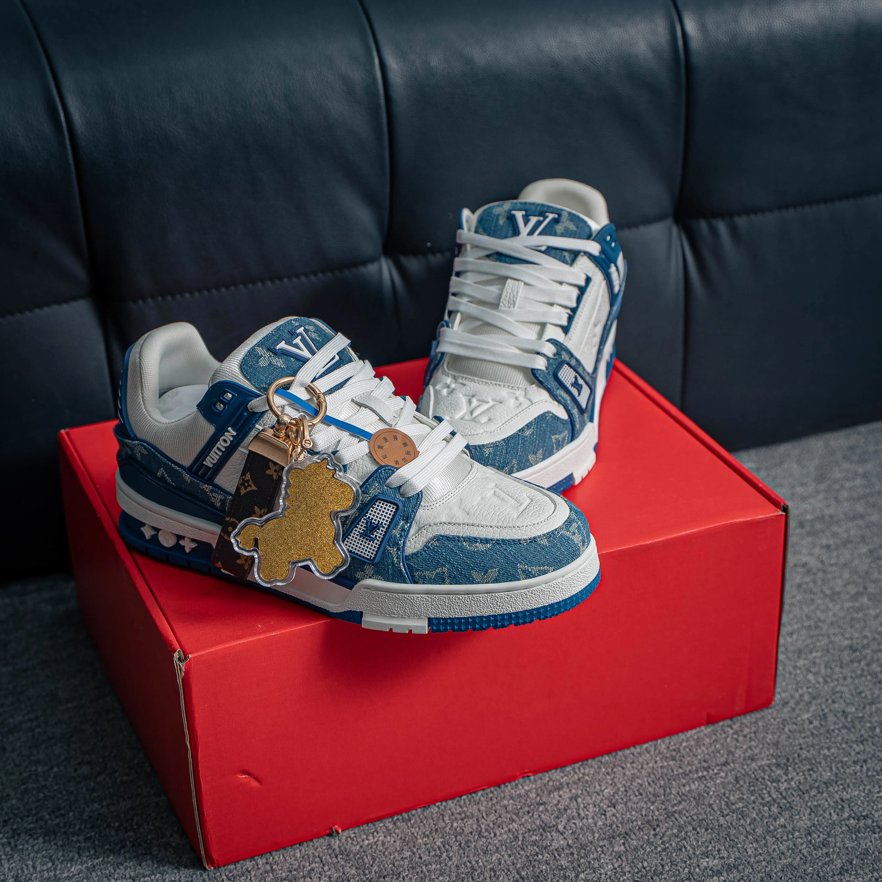 【Red 】Louis Vuitton LV Trainer Series Sneakers # ，✦ NFC # ZP ， #